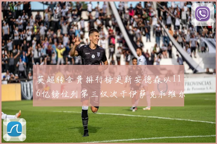 英超转会费排行榜更新安德森以116亿镑位列第三仅次于伊萨克和维尔茨